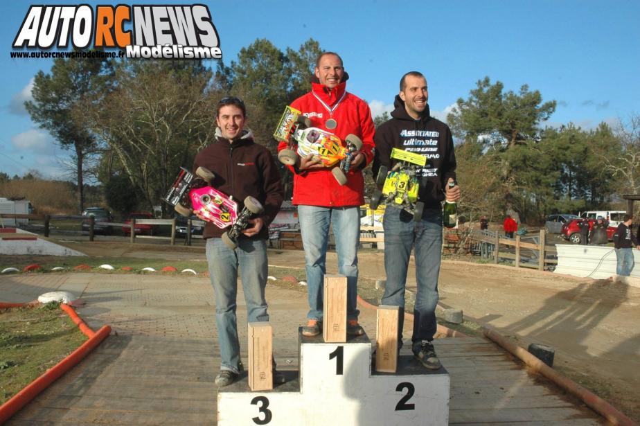 1ère manche du championnat de france TT 1/8ème Le Teich organisée par le micro racing club teichois les 22 et 23 mars 2014. reportage de la course