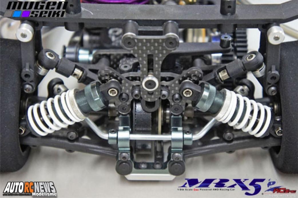 Mugen MRX5 WC-Spec Kit nouvelle évolution MRX5 du châssis piste thermique à l'échelle 1/8ème de modélisme de chez Mugen.