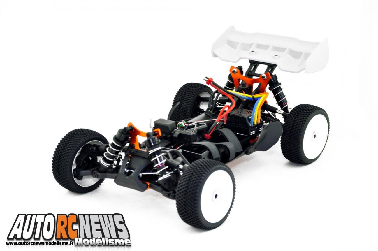Hobao Hyper SSe Brushless RTR Nouveau TT 1/8ème électrique brushless Hobao sur base Hyper SS, avec un moteur brushless et des accus Li-po.