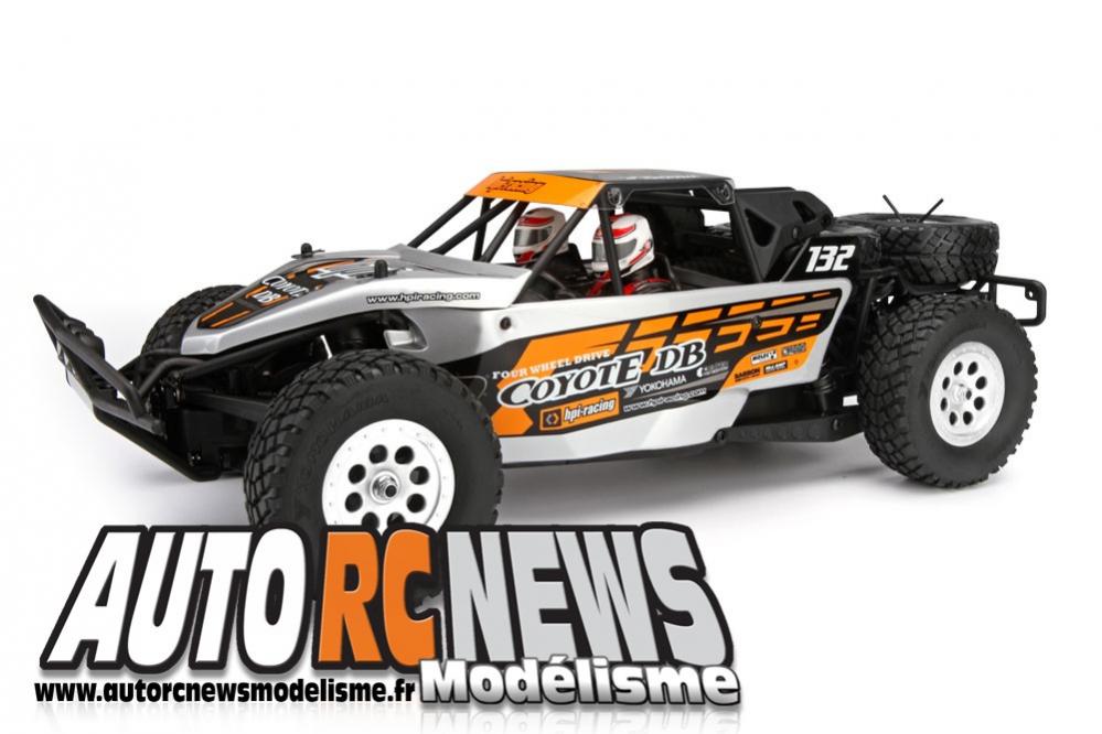 Chez HPI, le Coyote Desert Buggy RTR est également disponible dans la gamme des engins équipés d'un arceau cage.