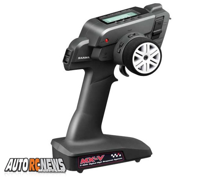 La nouvelle radio Sanwa MX-V 2.4 GHz FHSS-2 ravira tous les inconditionnels de la voiture R/C grâce à son tarif abordable. La nouvelle radio Sanwa MX-V 2.4 GHz FHSS-2 ravira tous les inconditionnels de la voiture R/C grâce à son tarif abordable.