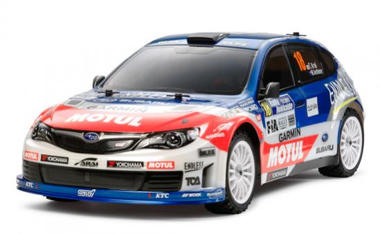 La Subaru Impreza WRX STI équipe Arai de chez Tamiya reprend pour base mécanique un châssis XV-01 châssis qui pourra évoluer à votre gré en piste ou en tout terrain ! La Subaru Impreza WRX STI équipe Arai de chez Tamiya reprend pour base mécanique un châssis XV-01 châssis qui pourra évoluer à votre gré en piste ou en tout terrain !