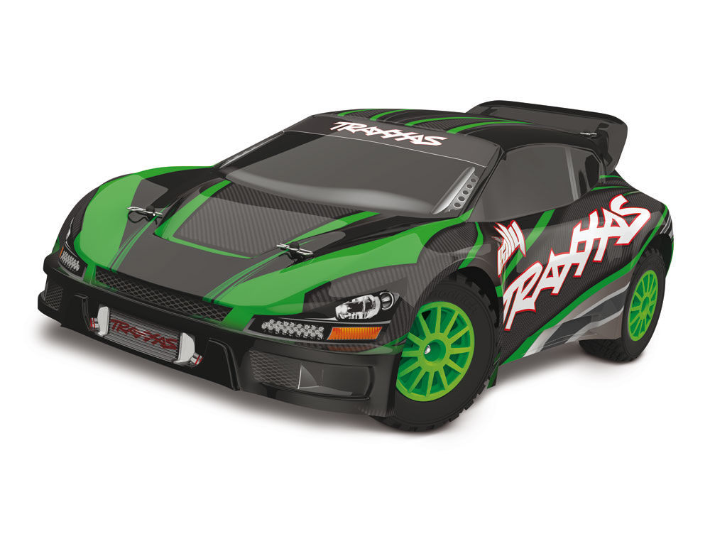 La nouvelle Rally 4 x 4 à l'échelle 1/10ème est une auto électrique motorisée par un moteur brushless de 3500 kv et des accus de 8,4 volts. il s'agit d'un nouveau joyau signé Traxxas. La nouvelle Rally 4 x 4 à l'échelle 1/10ème est une auto électrique motorisée par un moteur brushless de 3500 kv et des accus de 8,4 volts. il s'agit d'un nouveau joyau signé Traxxas.