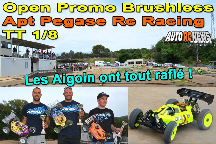 course tt 1/8 thermique open promo brushless à apt club pegase rc racing prcr le 9 juin 2019