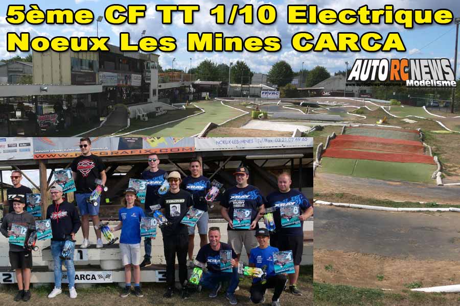 5ème cf tt 1/10 électrique à noeux les mines club carca les 31 août et 1er septembre 2019